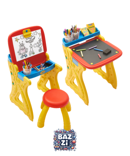 اجاره میز و صندلی نقاشی Crayola برای کودکان در تهران، مناسب سرگرمی آموزشی و استفاده در جشن‌ها و تولد | باززی