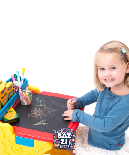 اجاره میز و صندلی نقاشی Crayola برای کودکان در تهران، مناسب سرگرمی آموزشی و استفاده در جشن‌ها و تولد | باززی